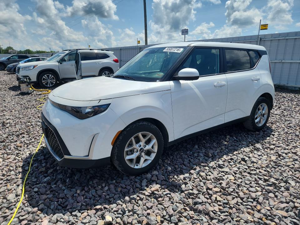 2024 Kia Soul VIN KNDJ23AU8R7233890 COPART salvage auction — HAIL, Mo - Certificate Of Title, sold $7,200 on 2026-07-22 (photo 1)
