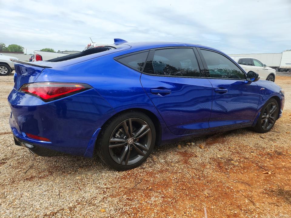 2024 Acura Integra VIN 19UDE4H35RA013134 COPART salvage auction — HAIL, Mo - Salvage Certificate Of Title, sold $12,400 on 2026-07-28 (photo 3)