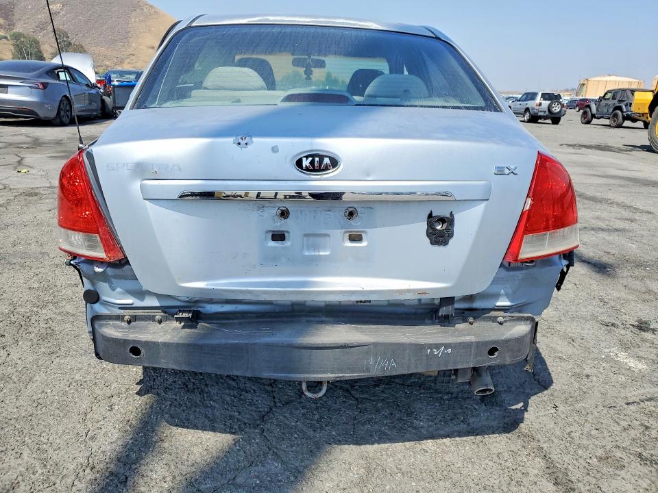 2007 Kia Spectra VIN KNAFE121975381543 COPART salvage auction — ALL OVER, Ca - Salvage Certificate, sold $275 on 2026-07-02 (photo 6)