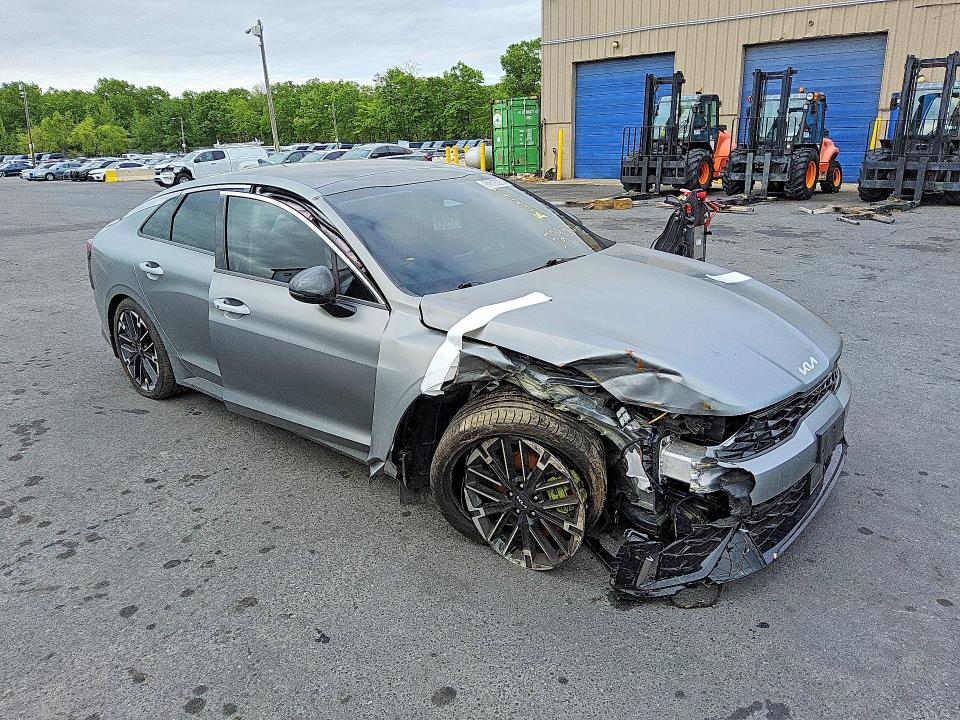 2025 Kia K5 VIN KNAG44J82S5296060 COPART salvage auction — FRONT END, Ny - Certificate Of Title, sold $10,000 on 2026-07-02 (photo 4)
