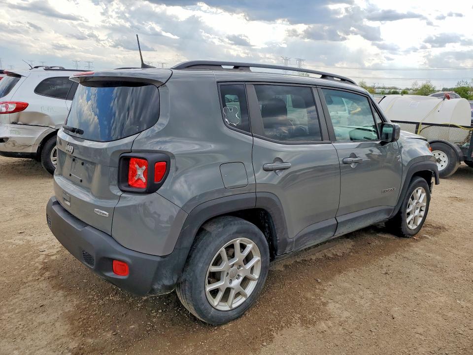 2020 Jeep Renegade VIN ZACNJABB8LPL49586 COPART salvage auction — FRONT END, Il - Salvage Certificate, sold $1,250 on 2026-07-28 (photo 3)