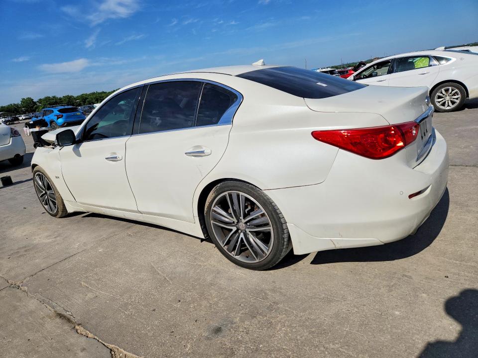 2017 Infiniti VIN JN1EV7AP0HM733412 COPART salvage auction — FRONT END, Tx - Salvage Vehicle Title, sold $1,200 on 2026-07-16 (photo 2)