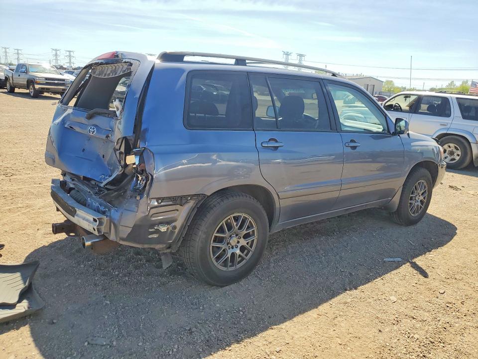 2006 Toyota Highlander VIN JTEGD21A860145037 COPART salvage auction — REAR END, Il - Salvage Certificate, sold $1,100 on 2026-07-09 (photo 3)