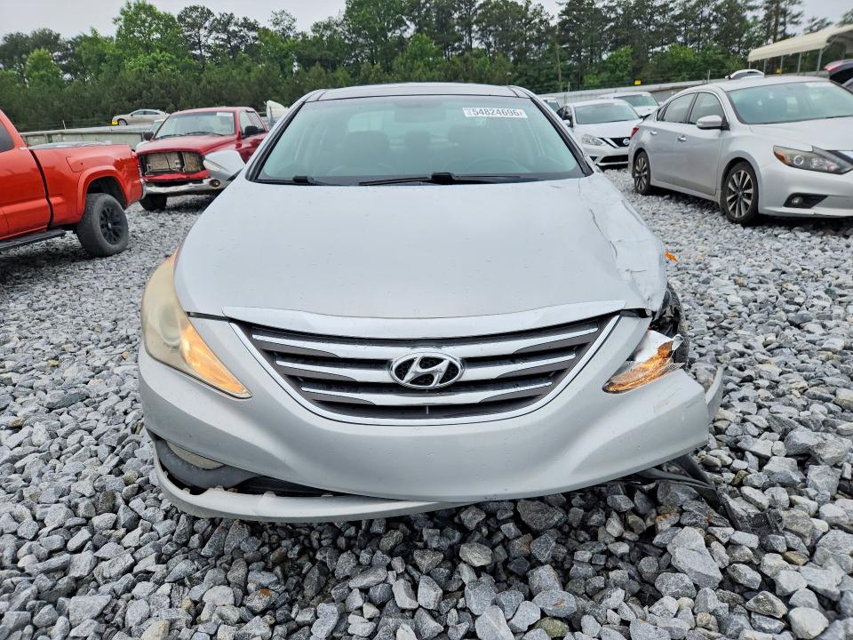 2014 Hyundai Sonata VIN 5NPEC4AC6EH843952 COPART salvage auction — FRONT END, Ga - Cert Of Title-Salvage, sold $475 on 2026-07-28 (photo 5)