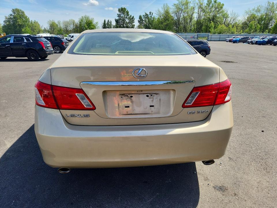 2007 Lexus ES VIN JTHBJ46G272040949 COPART salvage auction — FRONT END, Or - Salvage Title Certificate, sold $1,800 on 2026-07-15 (photo 6)