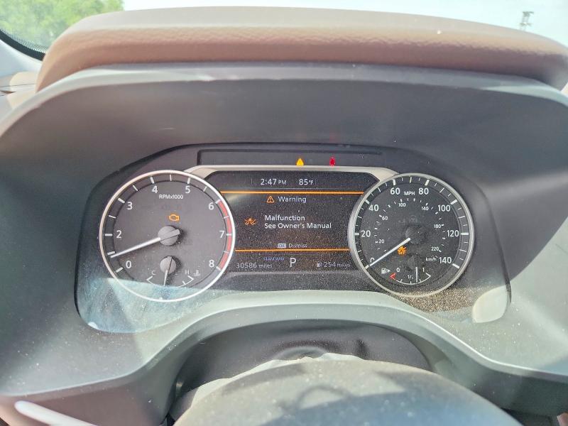 2023 Nissan Rogue VIN JN8BT3BA6PW414998 COPART salvage auction — FRONT END, Id - Salvage Certificate Of Title, sold $5,100 on 2026-07-09 (photo 9)