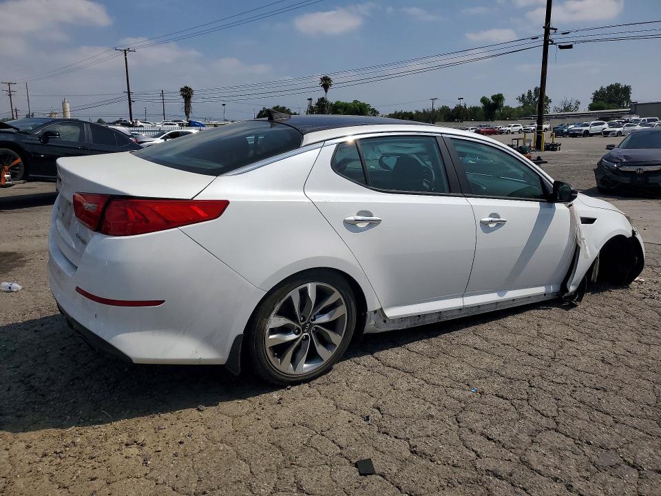 2014 Kia VIN 5XXGR4A69EG262667 COPART salvage auction — FRONT END, Ca - Salvage Certificate, sold $950 on 2026-07-02 (photo 3)
