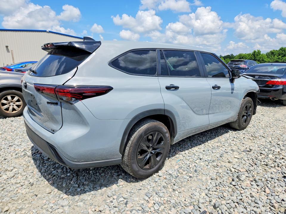 2024 Toyota Highlander VIN 5TDKARAH0RS536925 COPART salvage auction — FRONT END, Ga - Cert Of Title-Salvage, sold $17,100 on 2026-07-02 (photo 3)