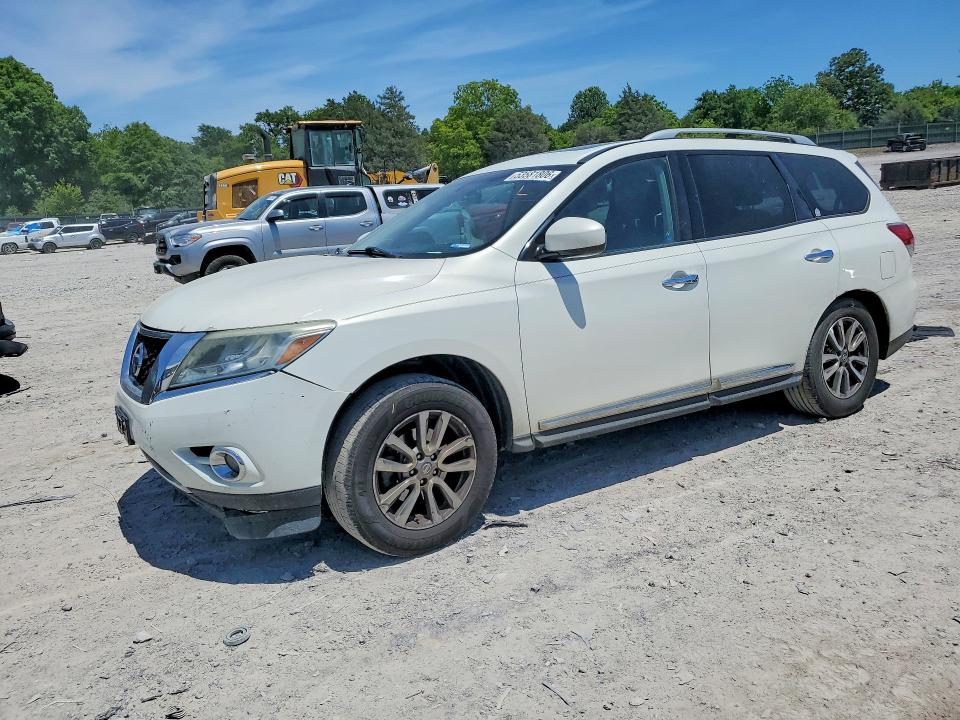 2013 Nissan Pathfinder VIN 5N1AR2MM1DC637868 COPART salvage auction — FRONT END, Tn - Salvage Certificate, sold $650 on 2026-07-09 (photo 1)