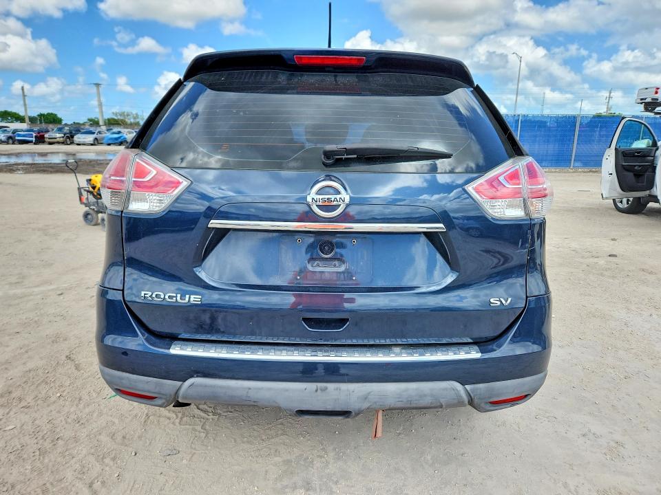 2016 Nissan Rogue VIN KNMAT2MT5GP634384 COPART salvage auction — FRONT END, Fl - Cert Of Title Slvg Rebuildable, sold $800 on 2026-07-13 (photo 6)