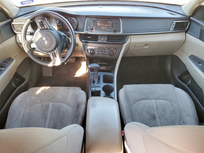 2016 Kia Optima VIN KNAGT4L30G5079487 COPART salvage auction — FRONT END, TX - SALVAGE VEHICLE TITLE, sold $675 on 2026-07-02 (photo 8)