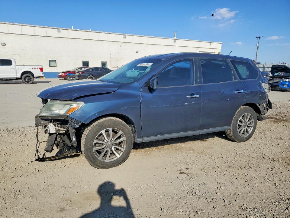 2013 Nissan Pathfinder VIN 5N1AR2MM7DC671992 COPART salvage auction — ROLLOVER, Ut - Salvage Certificate, sold $300 on 2026-08-24 (photo 1)