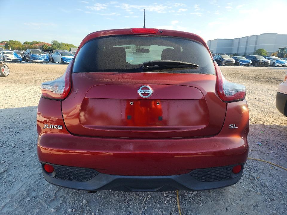 2015 Nissan Juke VIN JN8AF5MR6FT503374 COPART salvage auction — MINOR DENT/SCRATCHES, In - Certificate Of Title, sold $425 on 2026-07-24 (photo 6)
