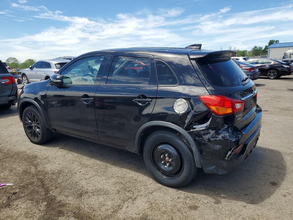 2019 Mitsubishi Outlander VIN JA4AR3AU6KU016805 COPART salvage auction — REAR END, Pa - Certificate Of Salvage, sold $3,800 on 2026-07-02 (photo 2)