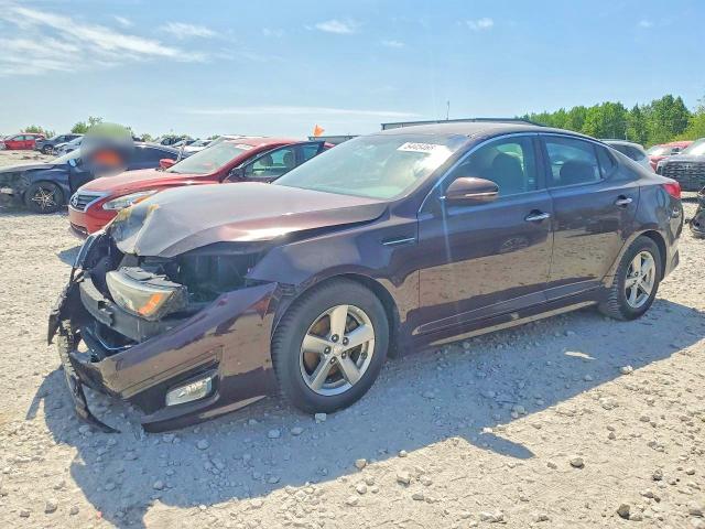 2014 Kia Optima VIN 5XXGM4A71EG281186 COPART salvage auction — FRONT END, Il - Salvage Certificate, sold $525 on 2026-07-16 (photo 1)
