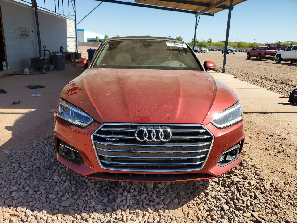 2018 Audi A5 VIN WAU2NGF5XJN004399 COPART salvage auction — SIDE, Az - Cert Of Title - Salvage, sold $5,500 on 2026-07-09 (photo 5)