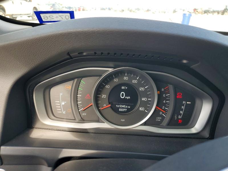 2018 Volvo S60 VIN YV140MTL1J2455129 COPART salvage auction — FRONT END, Tx - Salvage Vehicle Title, sold $70 on 2026-07-30 (photo 9)