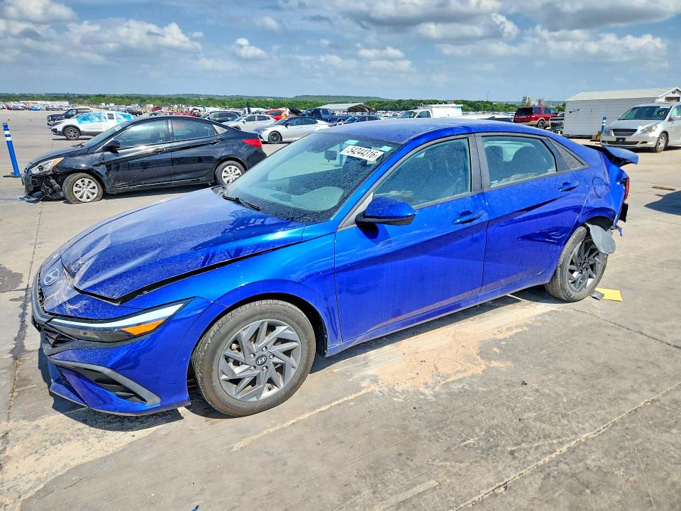 2024 Hyundai Elantra VIN KMHLM4DG1RU664759 COPART salvage auction — REAR END, TX - SALVAGE VEHICLE TITLE, sold $4,500 on 2026-08-01 (photo 1)