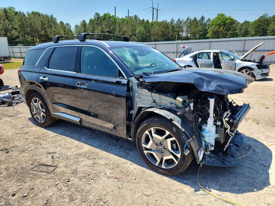 2023 Hyundai Palisade VIN KM8R5DGE4PU536515 COPART salvage auction — FRONT END, Va - Cert Of Title - Salvage, sold $10,000 on 2026-07-06 (photo 4)