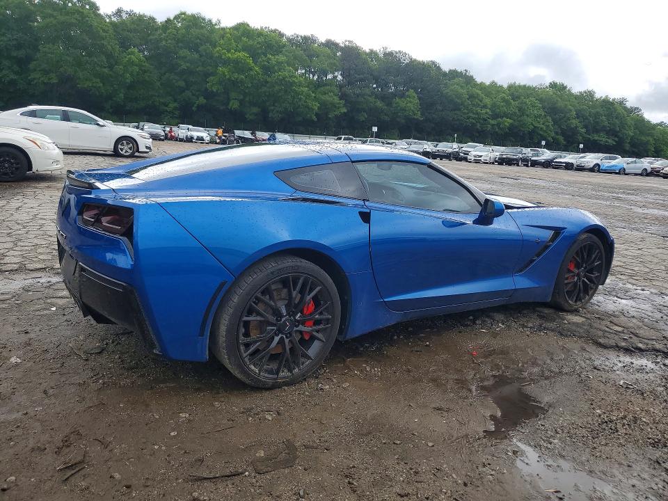 2015 Chevrolet Corvette stingray VIN 1G1YD2D73F5100155 COPART salvage auction — FRONT END, GA - CERT OF TITLE-SALVAGE, sold $14,600 on 2026-07-17 (photo 3)