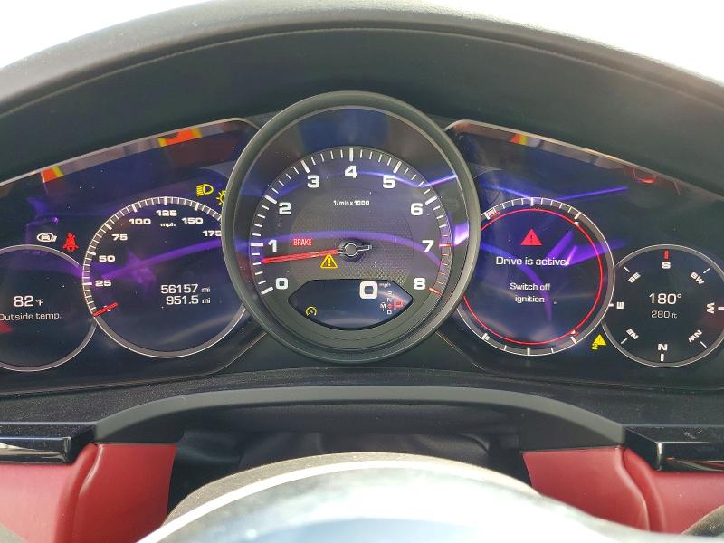 2021 Porsche Cayenne VIN WP1BA2AY5MDA43364 COPART salvage auction — FRONT END, Ca - Salvage Certificate, sold $27,000 on 2026-07-09 (photo 9)