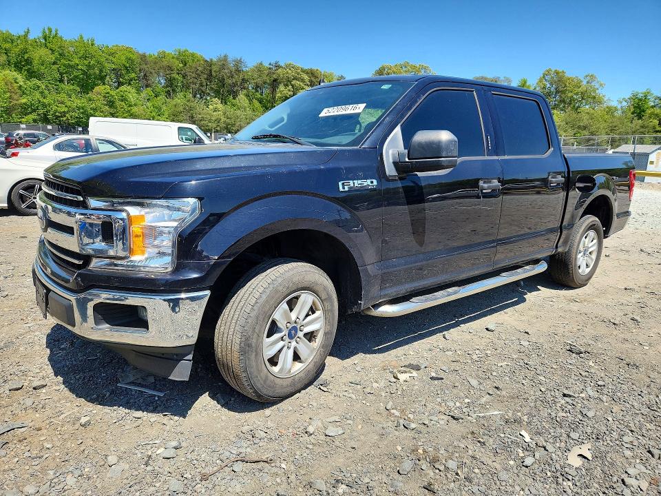 2020 Ford F-150 VIN 1FTEW1C4XLKD27250 COPART salvage auction — VANDALISM, Md - Cert Of Salvage > 75% Damage, sold $5,200 on 2026-07-02 (photo 1)