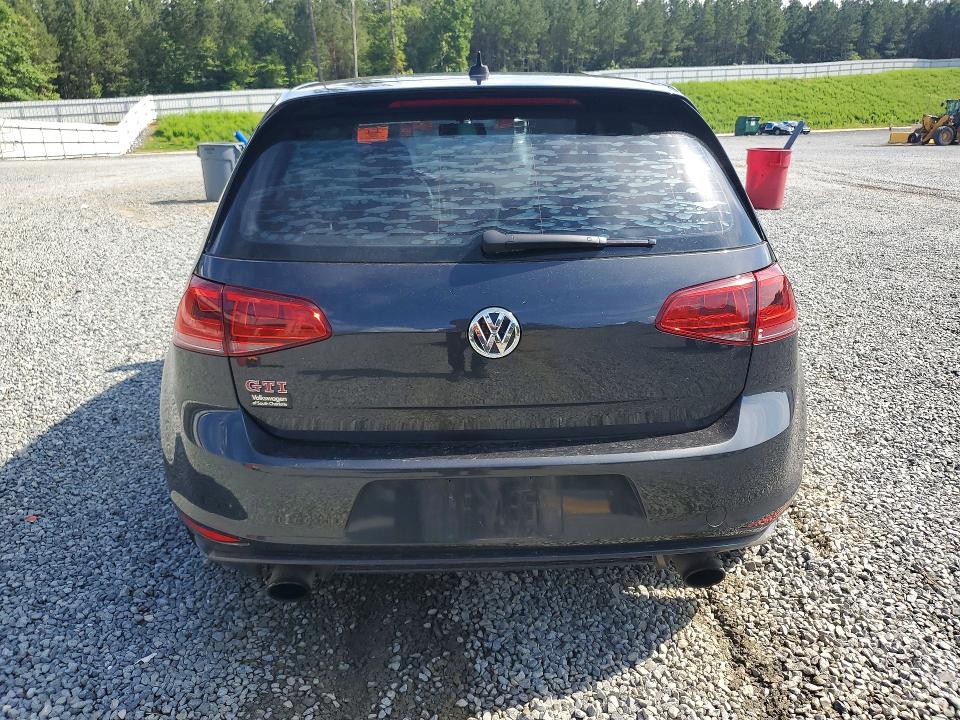 2017 Volkswagen Gti VIN 3VW547AU9HM060532 COPART salvage auction — FRONT END, Nc - Salvage Certificate Of Title, sold $200 on 2026-07-02 (photo 6)
