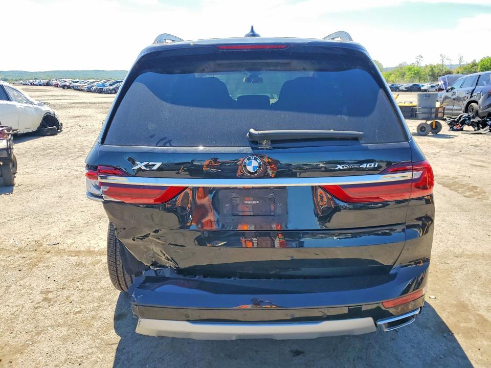 2021 BMW X7 VIN 5UXCW2C02M9F57191 COPART salvage auction — REAR END, Salvage Title, sold $20,500 on 2026-07-10 (photo 6)