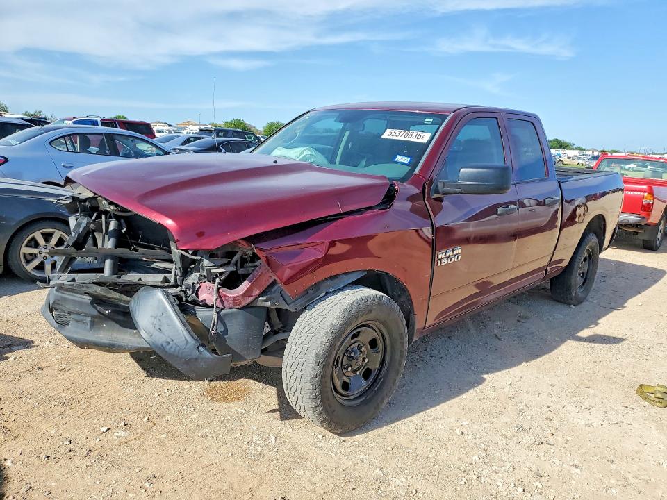 2016 Ram 1500 VIN 1C6RR6FG8GS233747 COPART salvage auction — FRONT END, Tx - Salvage Vehicle Title, sold $1,850 on 2026-07-02 (photo 1)