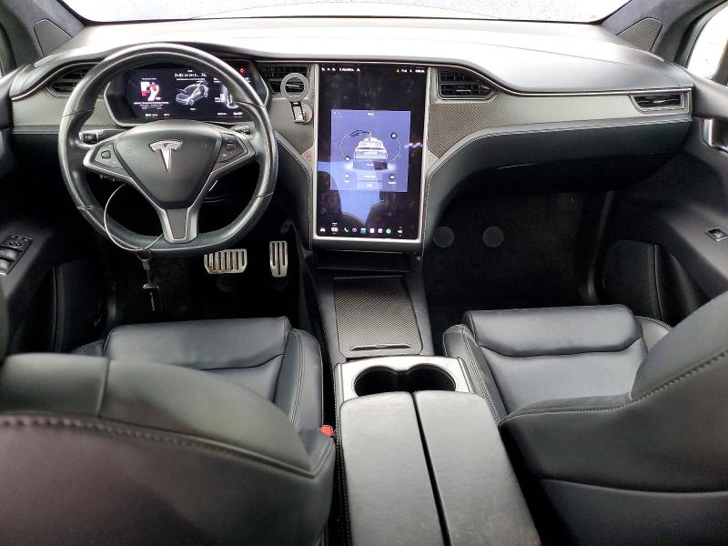 2021 Tesla Model x VIN 5YJXCAE41MF324931 COPART salvage auction — REAR END, UT - SALVAGE CERTIFICATE, sold $15,200 on 2026-07-27 (photo 8)