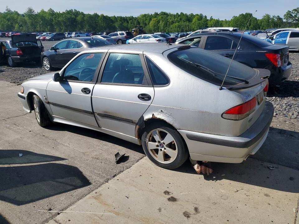 2002 Saab 9-3 VIN YS3DF58K322001193 COPART salvage auction — MECHANICAL, PA - CERT OF TITLE, sold $400 on 2026-08-19 (photo 2)