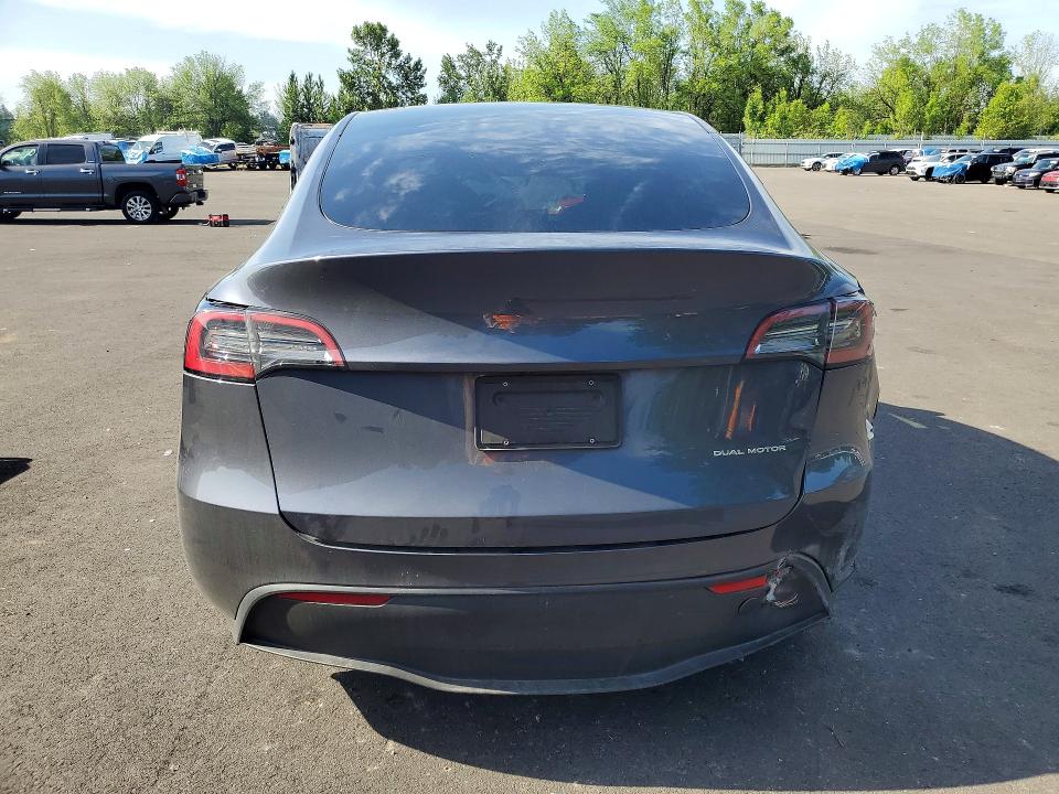 2023 Tesla Model y VIN 7SAYGDEE5PF645848 COPART salvage auction — SIDE, Or - Salvage Title Certificate, sold $6,400 on 2026-07-20 (photo 6)