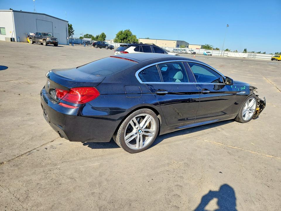 2013 BMW 6er VIN WBA6A0C57DDZ03711 COPART salvage auction — FRONT END, Ca - Salvage Certificate, sold $2,850 on 2026-08-17 (photo 3)