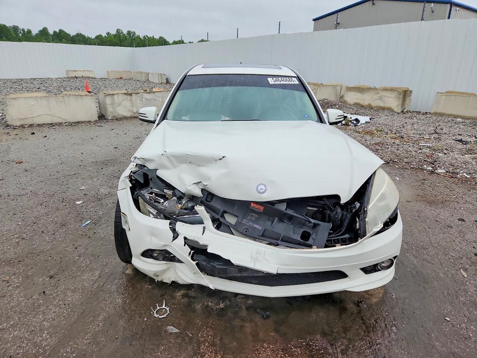 2010 Mercedes-benz C-klasse VIN WDDGF8BB3AF497253 COPART salvage auction — FRONT END, Ky - Bill Of Sale/Part Only/No Titl, sold $475 on 2026-07-02 (photo 5)
