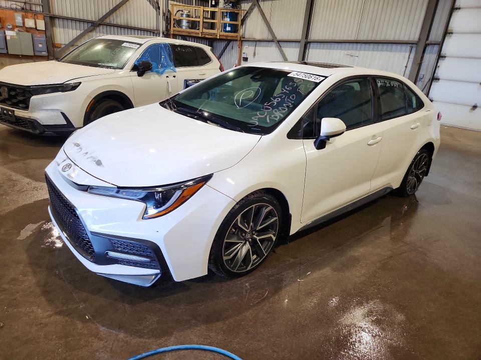 2020 Toyota Corolla VIN 5YFB4RBE5LP056665 — COPART salvage auction photo