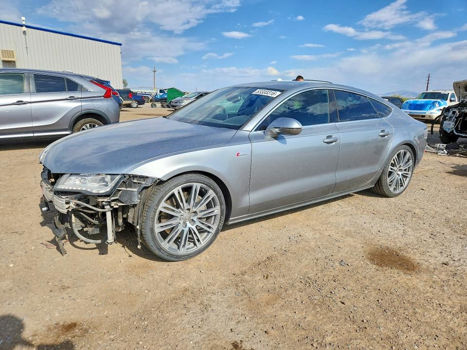 2014 Audi A7 VIN WAUWGAFC1EN072037 COPART salvage auction — MECHANICAL, Az - Cert Of Title - Salvage, sold $750 on 2026-07-06 (photo 1)