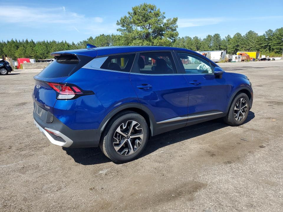 2025 Kia Sportage VIN 5XYK33DFXSG272729 COPART salvage auction — FRONT END, Sc - Cert Of Title-Salvage, sold $8,100 on 2026-07-10 (photo 3)