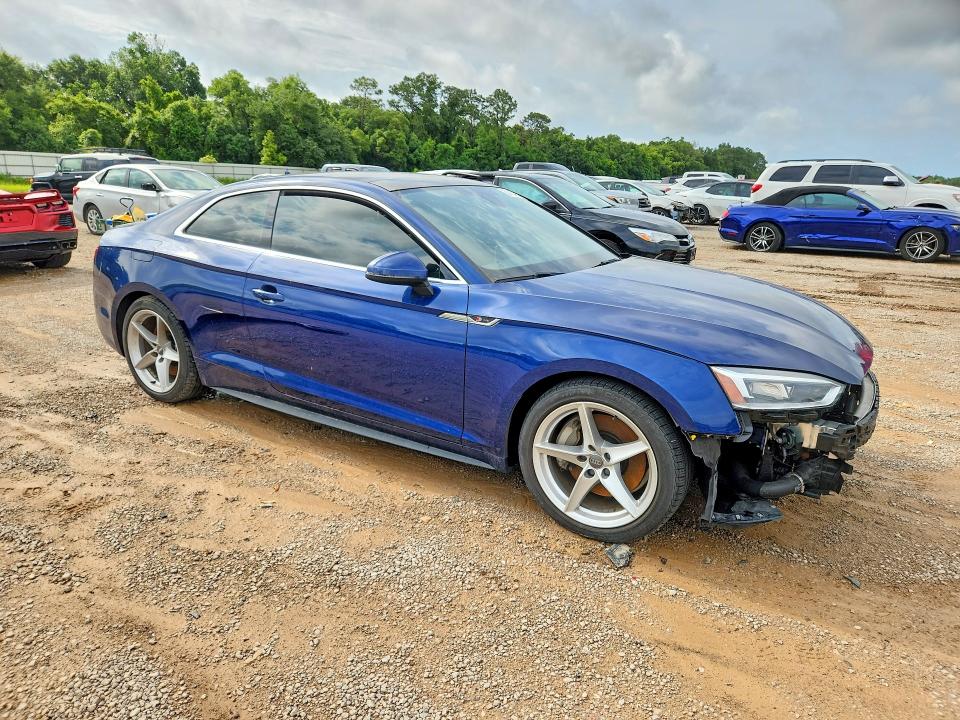 2018 Audi A5 VIN WAUTNAF56JA039398 COPART salvage auction — FRONT END, Al - Cert Of Title-Salvage Title, sold $250 on 2026-07-21 (photo 4)