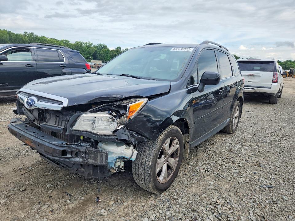 2014 Subaru Forester VIN JF2SJAHC0EH402430 COPART salvage auction — FRONT END, Ar - Cert Of Title-Salvage, sold $575 on 2026-07-08 (photo 1)