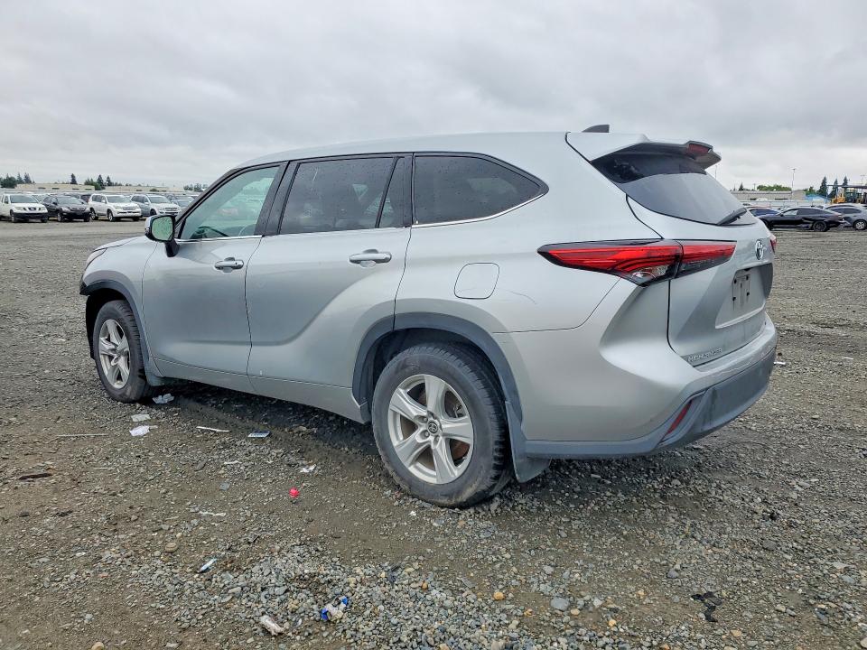 2022 Toyota Highlander hybrid VIN 5TDBBRCH3NS554498 COPART salvage auction — FRONT END, Ca - Dis/Dlr/Exp Only Clean Title, sold $13,600 on 2026-07-07 (photo 2)