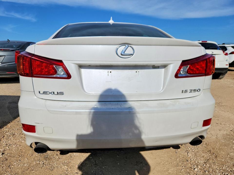 2009 Lexus Is VIN JTHBK262695106183 COPART salvage auction — FRONT END, Tx - Salvage Vehicle Title, sold $3,550 on 2026-07-02 (photo 6)