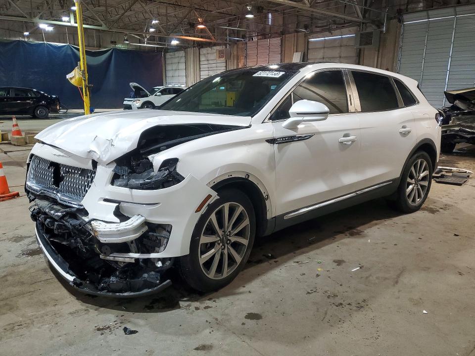 2019 Lincoln Nautilus VIN 2LMPJ8K94KBL47127 COPART salvage auction — SIDE, Mi - Certificate Of Title, sold $3,800 on 2026-07-21 (photo 1)