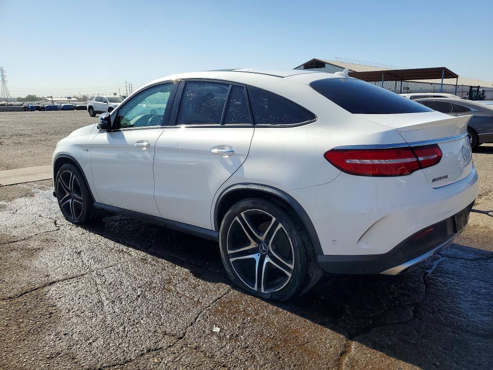 2018 Mercedes-benz Gle class VIN 4JGED6EBXJA103859 COPART salvage auction — FRONT END, Az - Cert Of Title - Salvage (P), sold $18,300 on 2026-08-05 (photo 2)