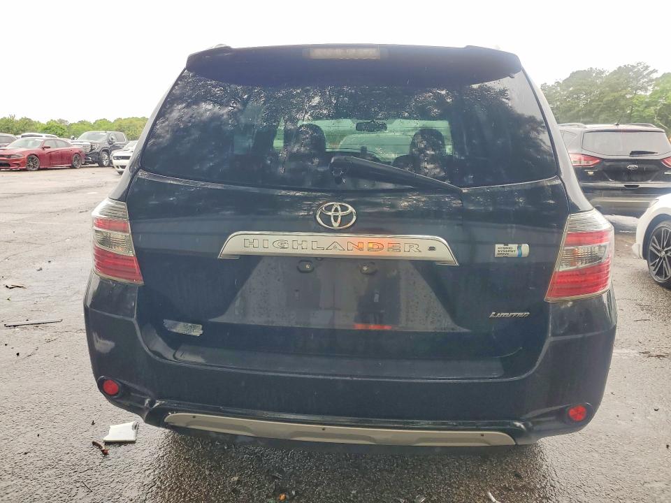 2010 Toyota Highlander hybrid VIN JTEJW3EH8A2042727 COPART salvage auction — REAR END, Ga - Certificate Of Title (P), sold $1,850 on 2026-07-02 (photo 6)
