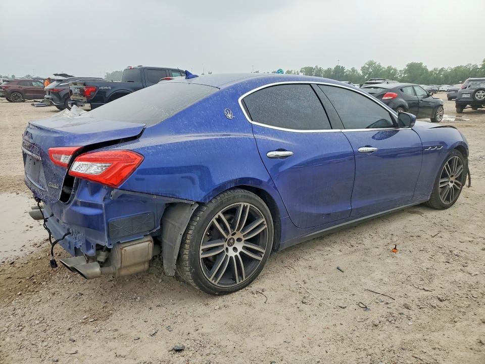 2019 Maserati Ghibli VIN ZAM57XSAXK1311072 COPART salvage auction — FRONT END, Tx - Salvage Vehicle Title, sold $6,700 on 2026-07-31 (photo 3)