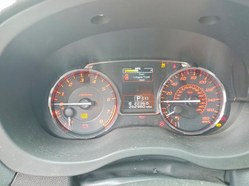 2016 Subaru VIN JF1VA1J67G8802199 COPART salvage auction — FRONT END, Ga - Certificate Of Title, sold $2,150 on 2026-07-23 (photo 9)
