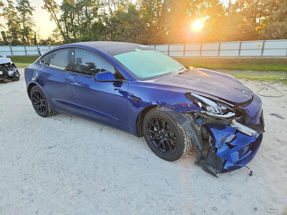 2018 Tesla Model 3 VIN 5YJ3E1EB1JF115000 COPART salvage auction — FRONT END, Fl - Cert Of Title Slvg Rebuildable, sold $7,100 on 2026-07-07 (photo 4)