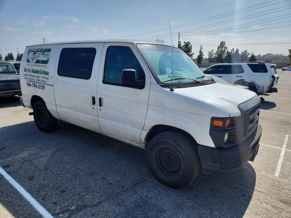 2010 Ford E 250 VIN 1FTNE2EL1ADA69182 COPART salvage auction — NORMAL WEAR, Ca - Cert Of Title-Salvaged, sold $175 on 2026-07-08 (photo 4)