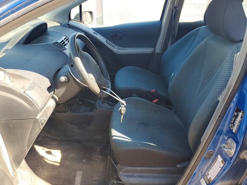 2007 Toyota Yaris VIN JTDKT923375122120 COPART salvage auction — MINOR DENT/SCRATCHES, On - Permit No Brand - Unfit, sold $800 on 2026-07-08 (photo 7)