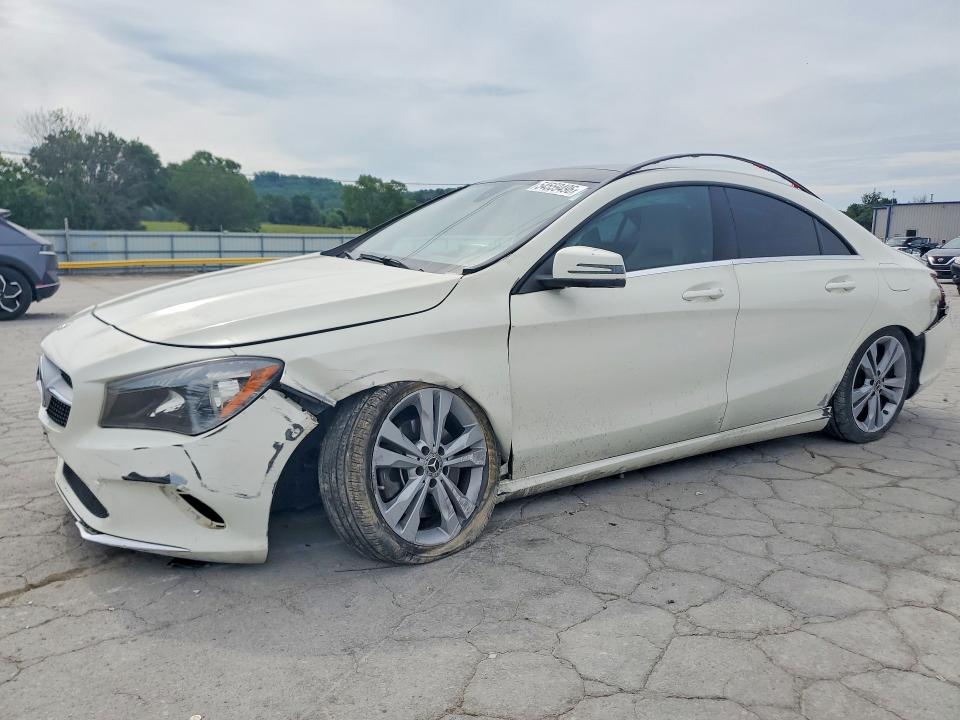 2018 Mercedes-benz Cla-klasse VIN WDDSJ4EB4JN519666 COPART salvage auction — FRONT END, TN - SALVAGE CERTIFICATE, sold $1,900 on 2026-08-10 (photo 1)